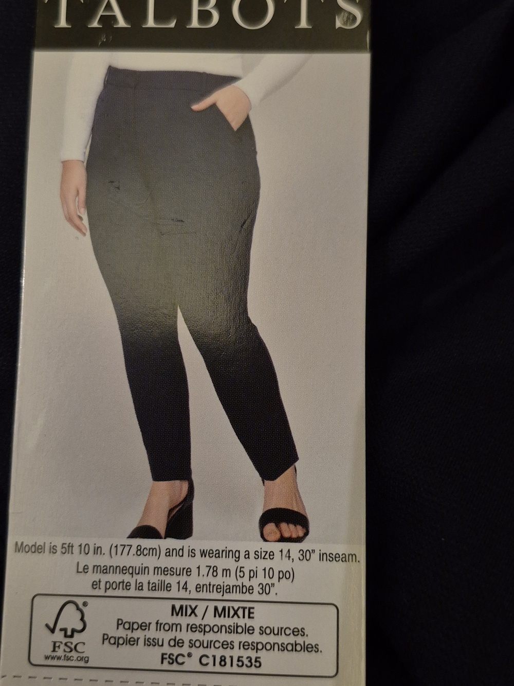 Size 16x32 🖤Talbots Straight-Leg Womens Dress Pants